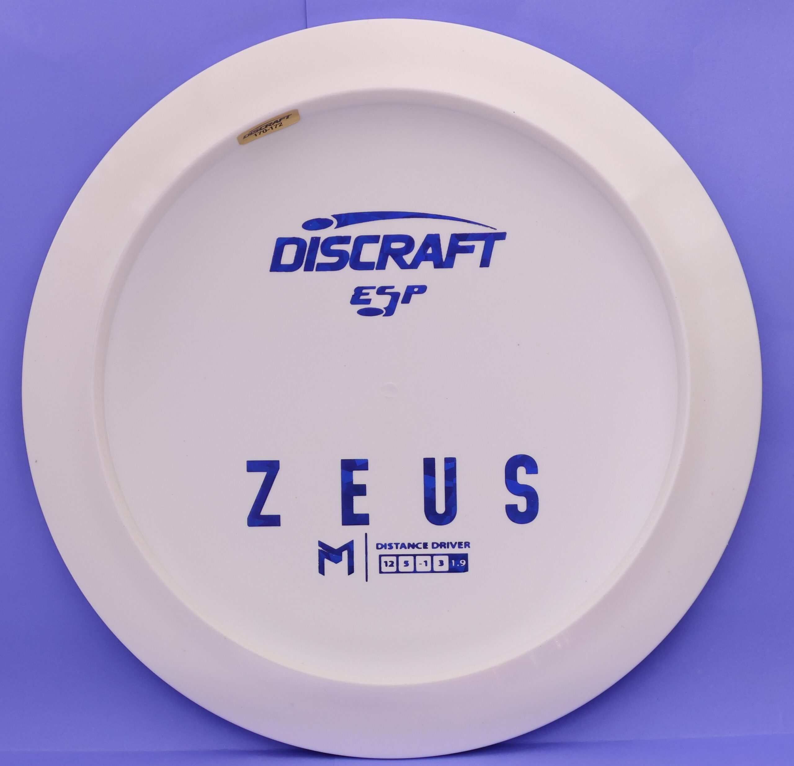 ESP Zeus, Paul McBeth - Bottom Stamp • Marshall Street Disc Golf